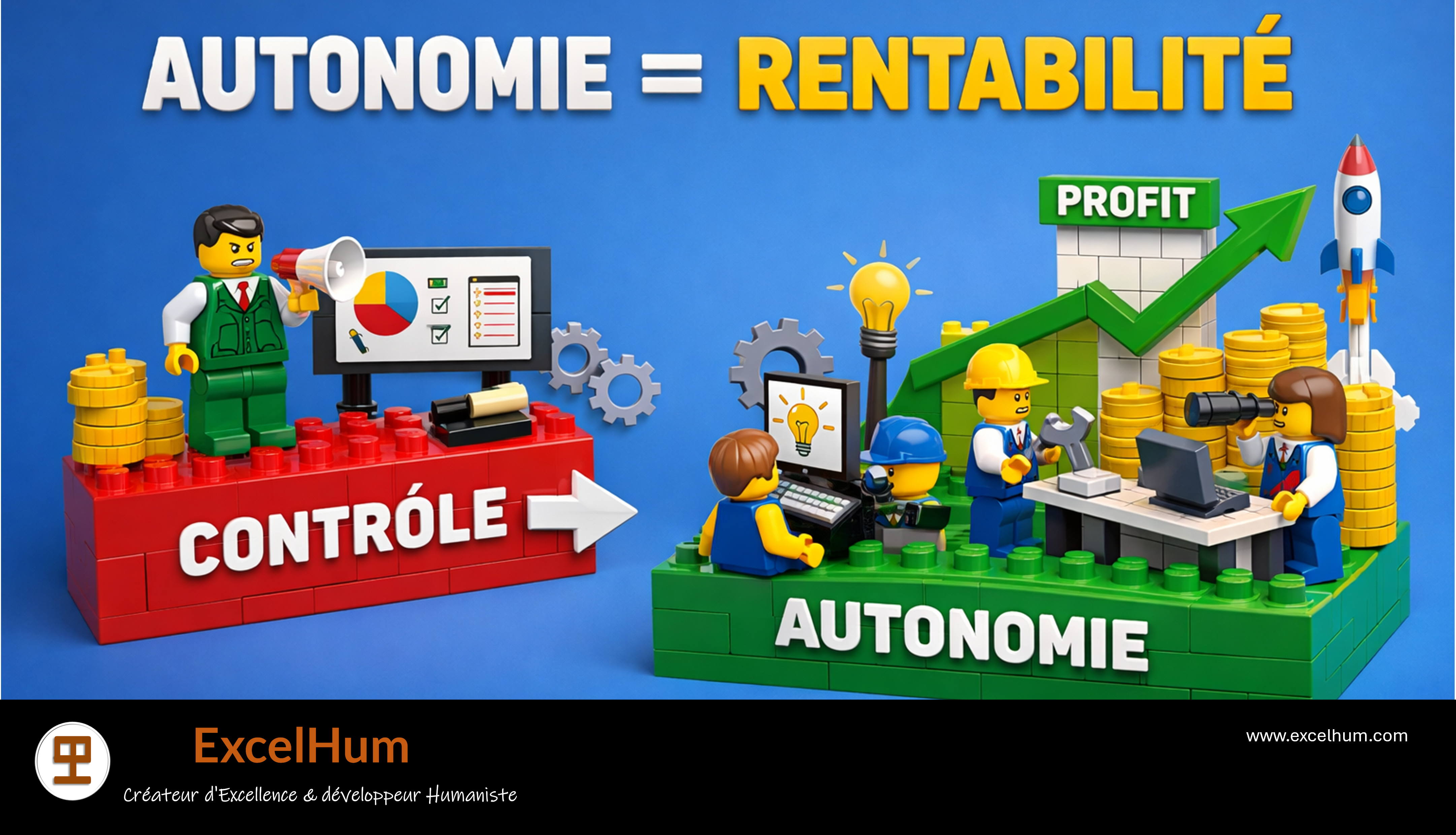 Et si votre plus grand levier de rentabilité de votre entreprise était l’autonomie de vos équipes ?